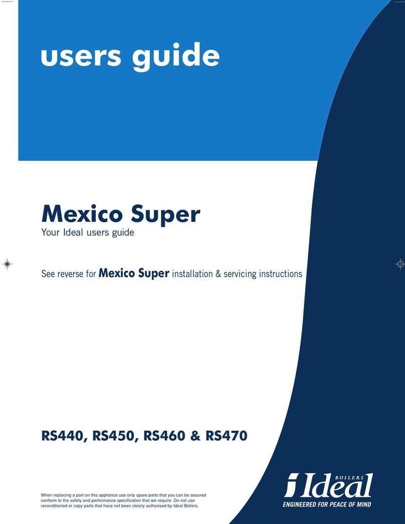 Ideal Boilers Mexico Super RS440 User manual