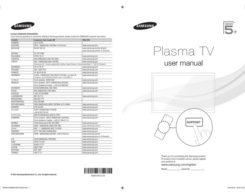 Samsung 5+ SERIES User manual