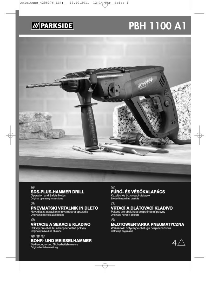 Parkside PBH 1100 A1 operation and safety notes original operating instructions