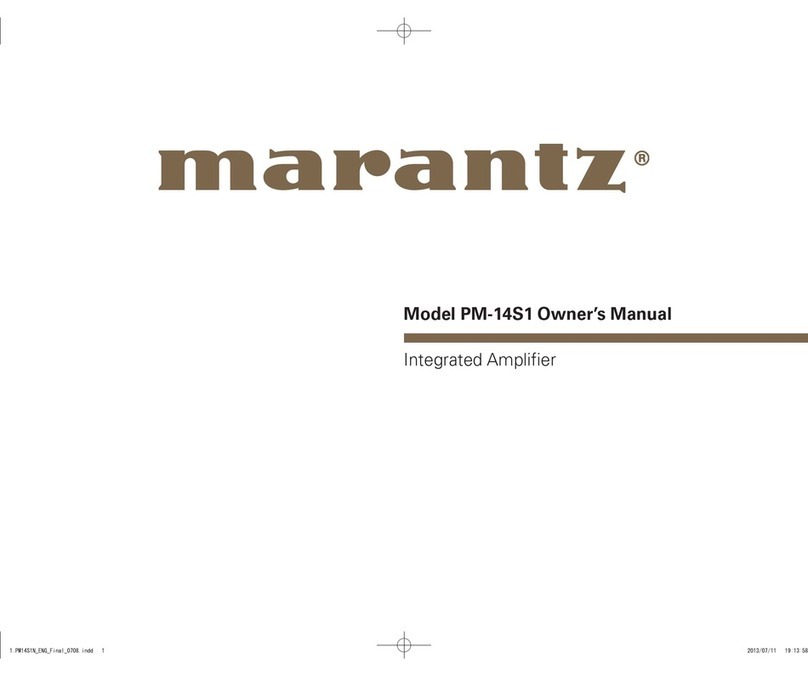 Marantz PM-14S1 owner's manual