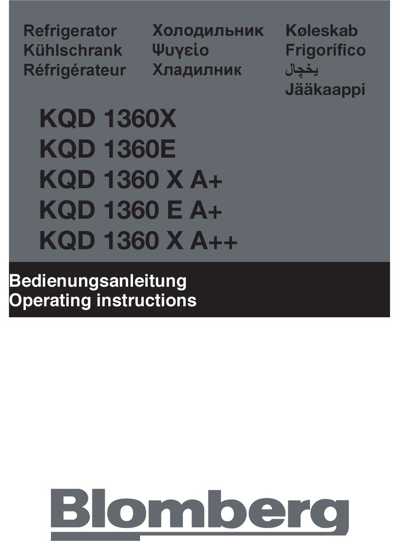 Blomberg KQD 1360X User manual Blomberg KQD 1360X User manual