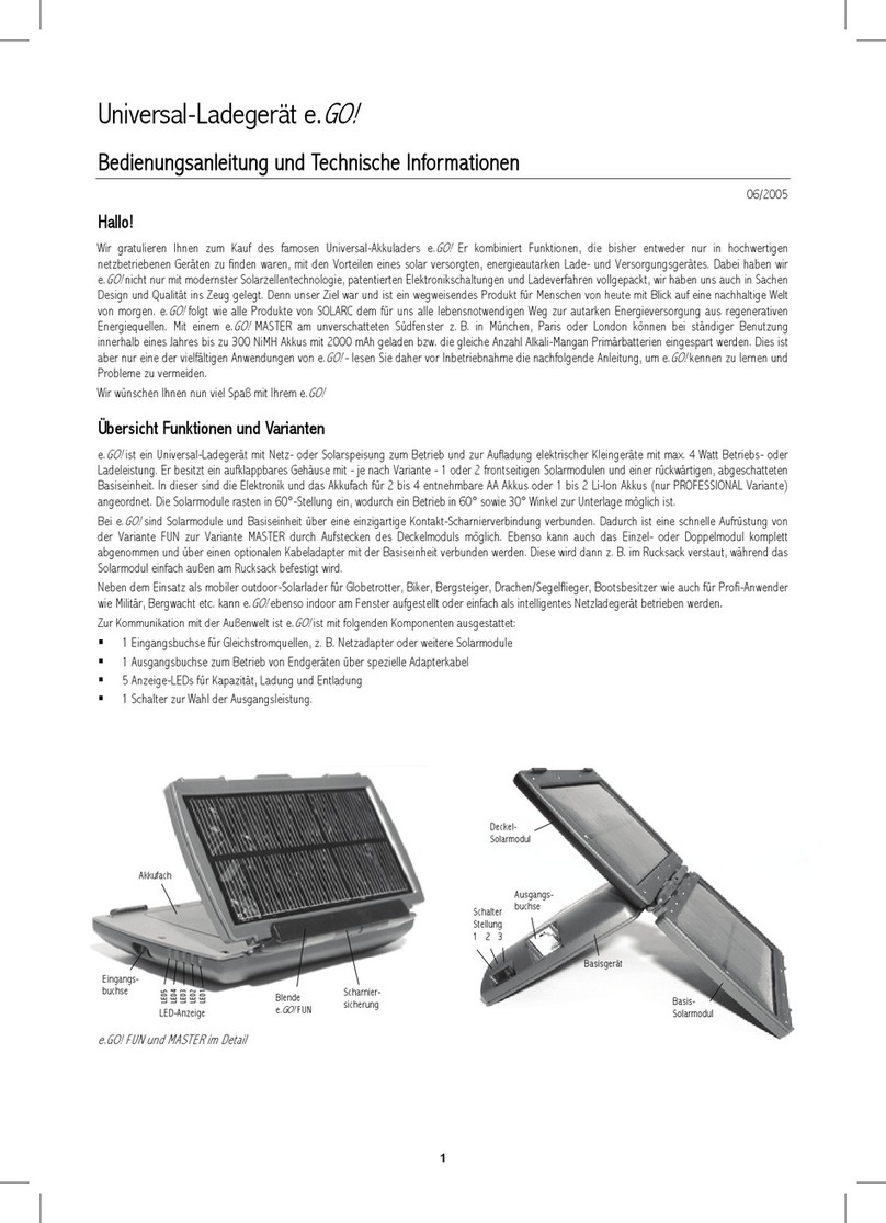 Solarc e.GO! FUN Manual