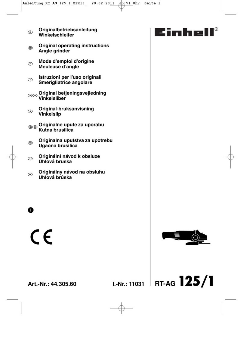 EINHELL RT-AG 125/1 User manual