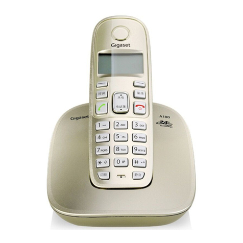 Gigaset A180 user manual