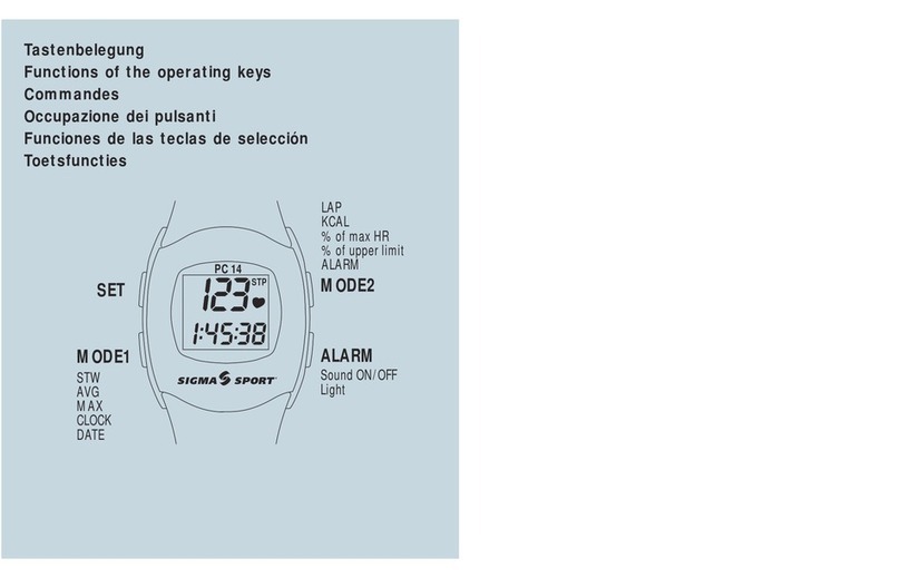 SIGMA SPORT pc 14 instruction manual