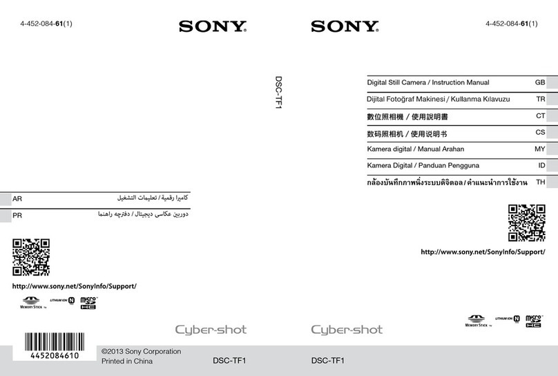 Sony Cyber-shot DSC-TF1 User manual