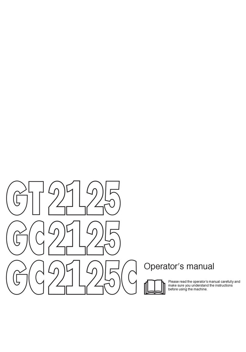 Jonsered GT 2125 User manual