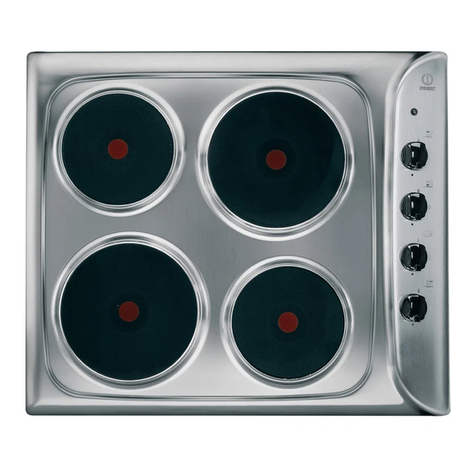 Indesit PI 604 operating instructions