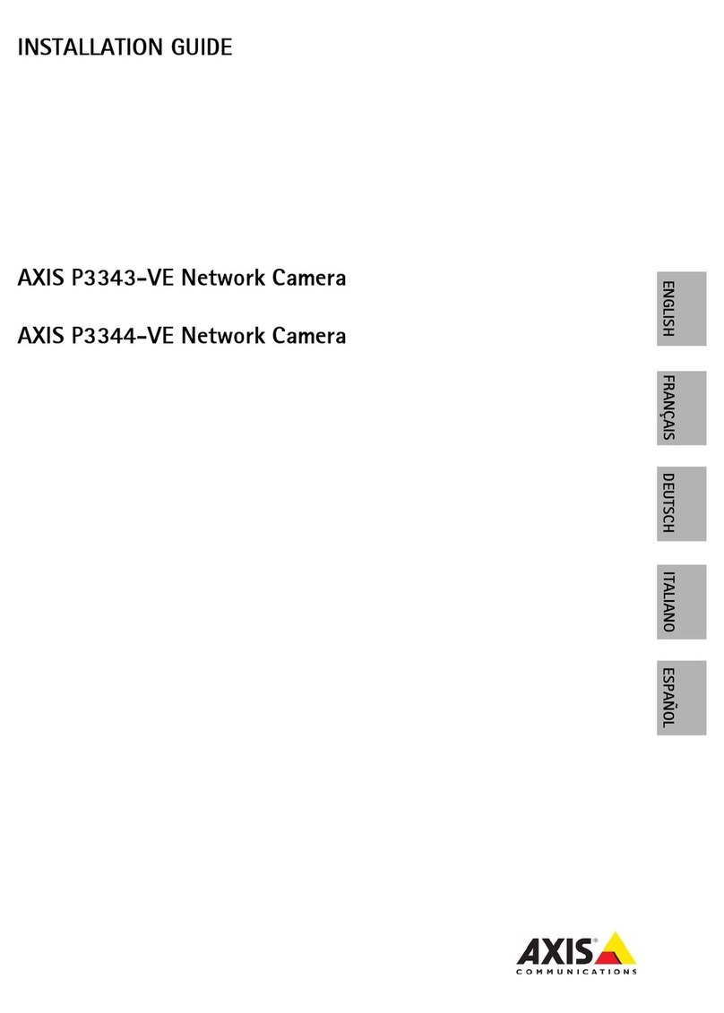 Axis P3343-VE installation guide