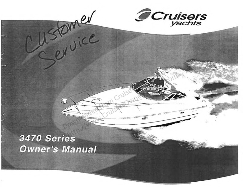 Cruisers Yachts 3470 Series owner's manual