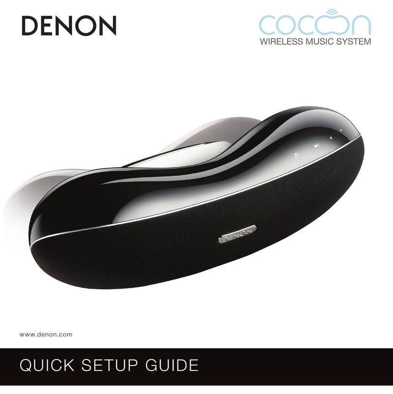Denon COCOON  guide Quick setup guide