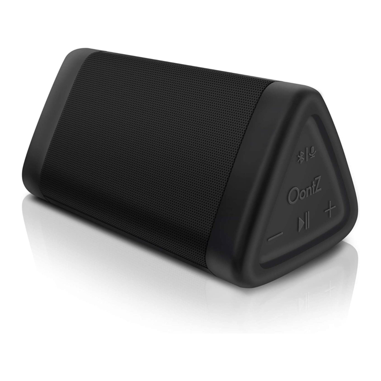 Oontz Angle 3 RainDance manual