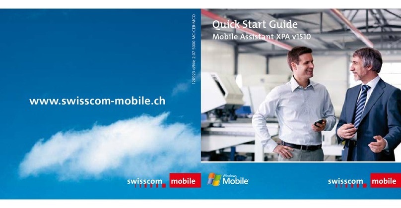 Swisscom Mobile Assistant XPA v1510 quick start guide