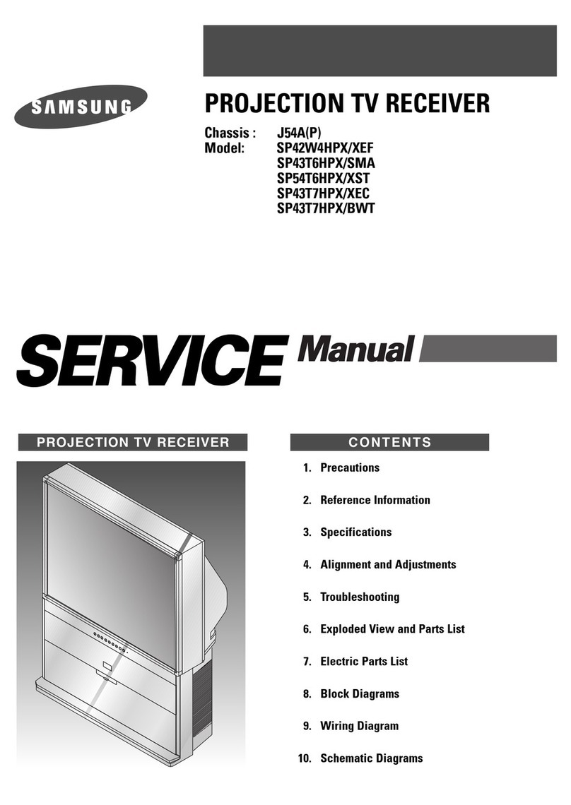 Samsung SP42W4HPX/XEF Service manual