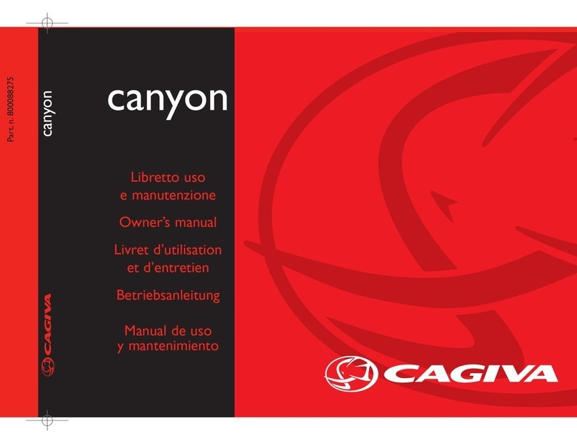 Cagiva 2005 Canyon User manual