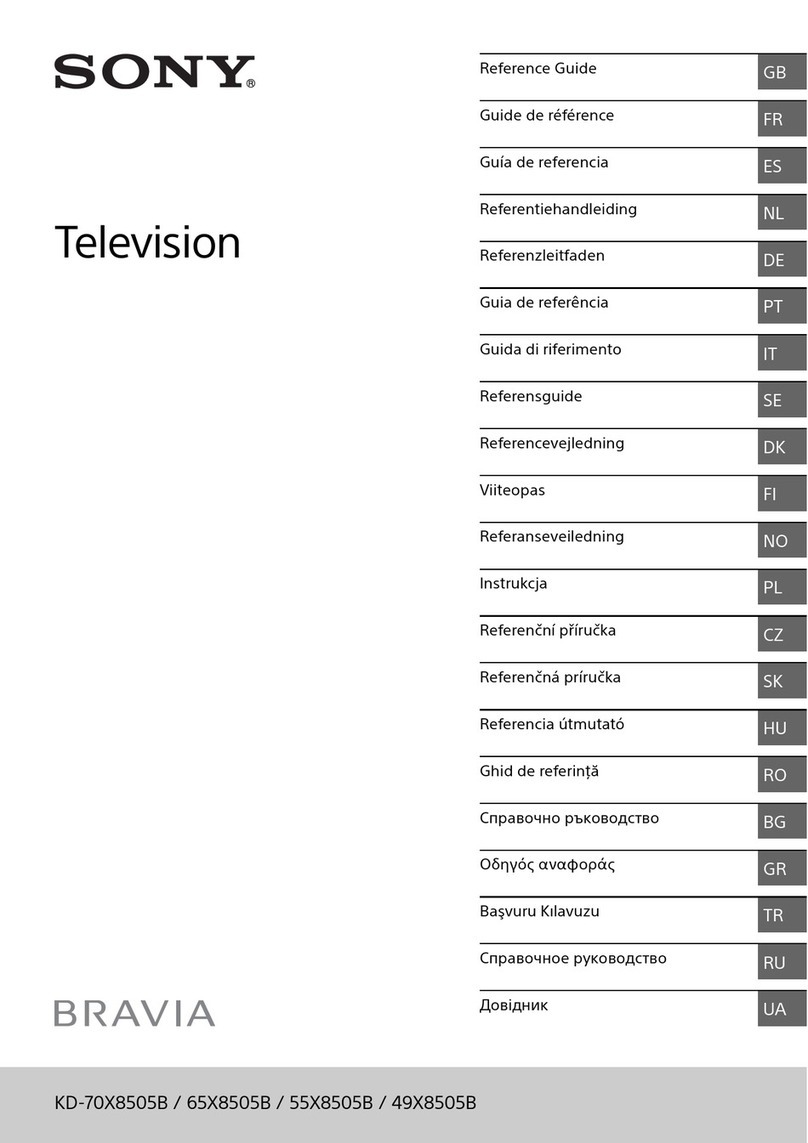 Sony Bravia KD-70X8505B User manual