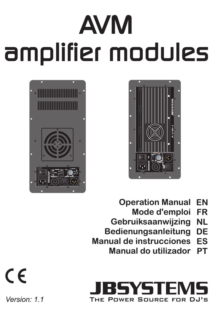 JB Systems AVM-1 Operation manual