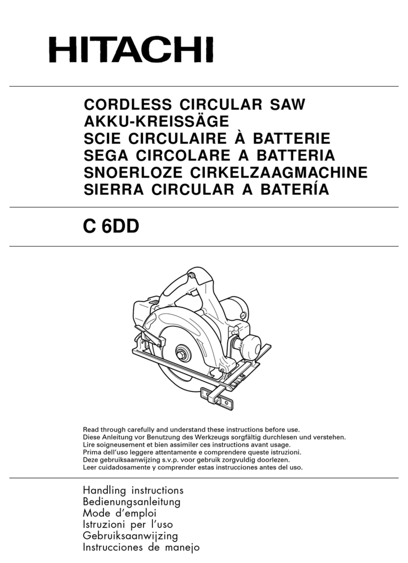 Hitachi C 6DD Handling instructions