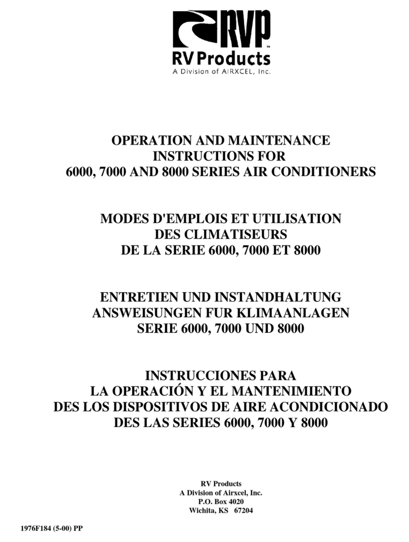 RV Products 6000 Series Troubleshooting guide