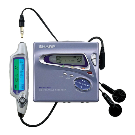 Sharp MD-MT770 User manual