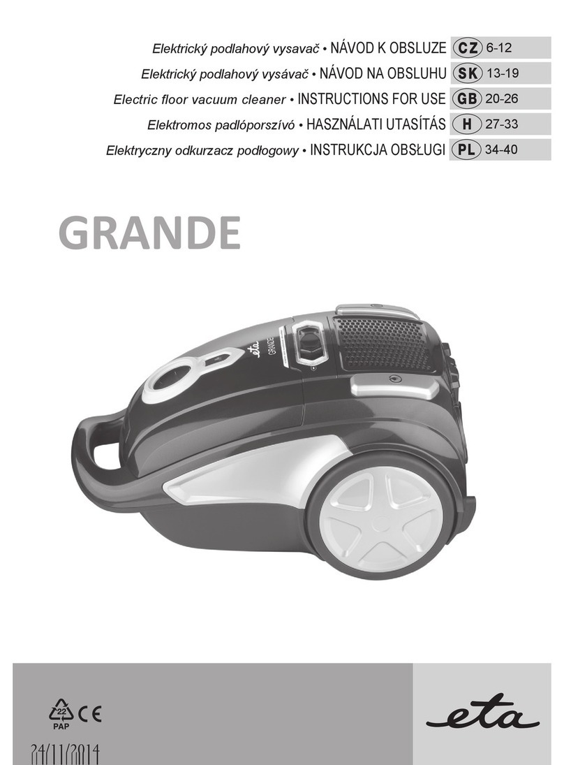 eta Grande 1503 User manual