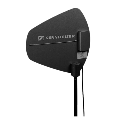 Sennheiser A 12 AD-UHF User manual Sennheiser A 12 AD-UHF User manual