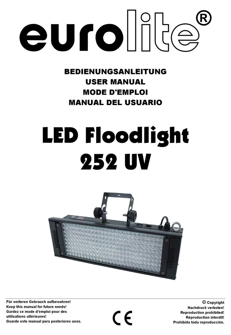 EuroLite 252 UV User manual