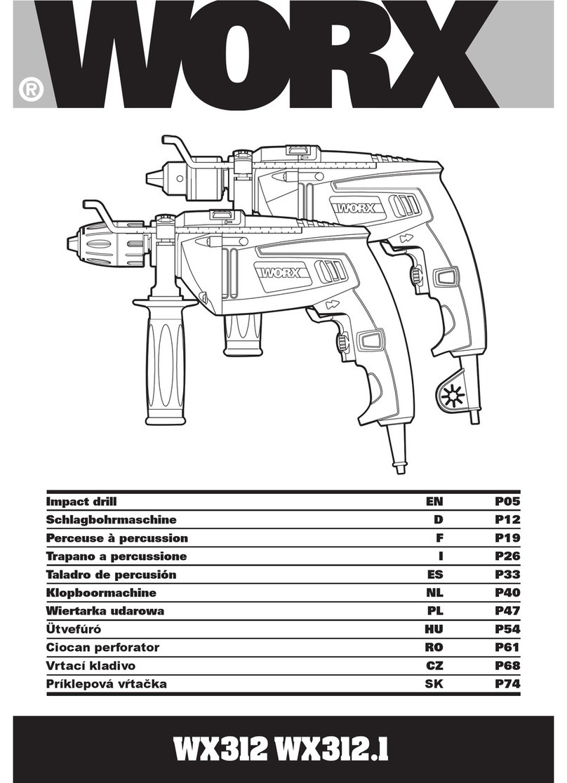 Worx WX312 User manual