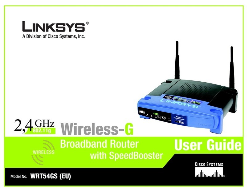 Linksys WRT54GS User manual Linksys WRT54GS User manual