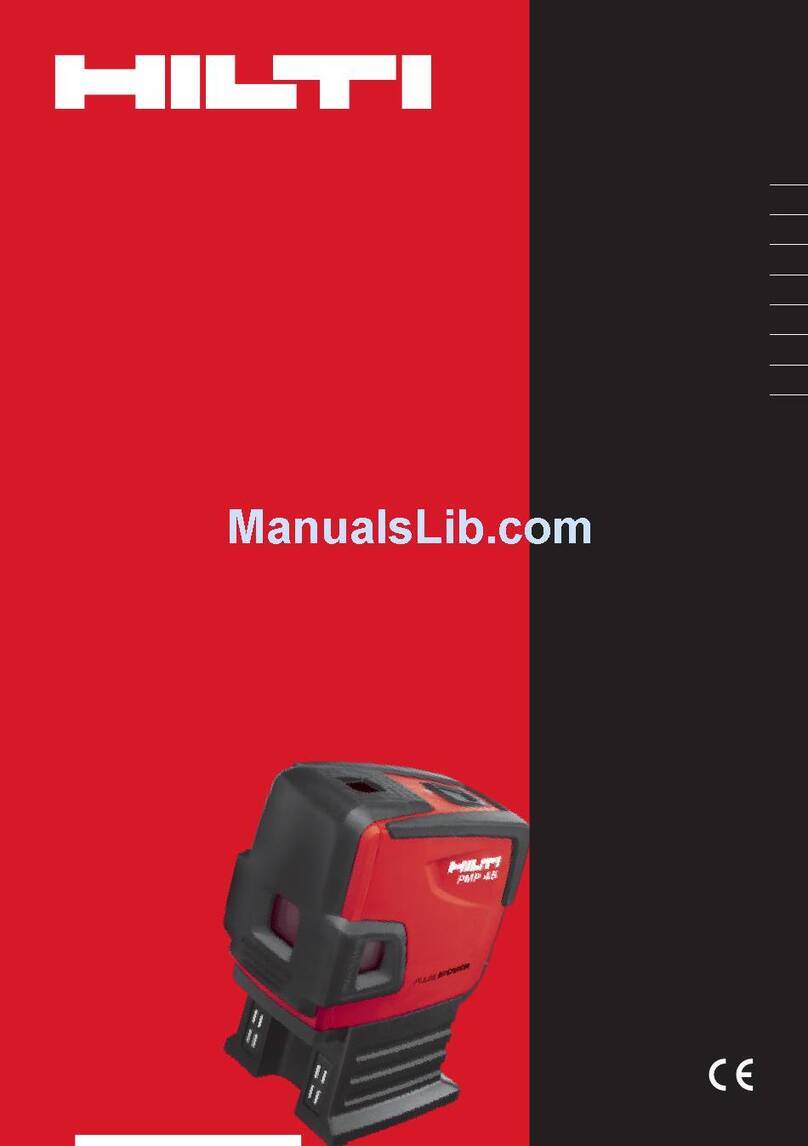 Hilti PMP 45 Operation instructions