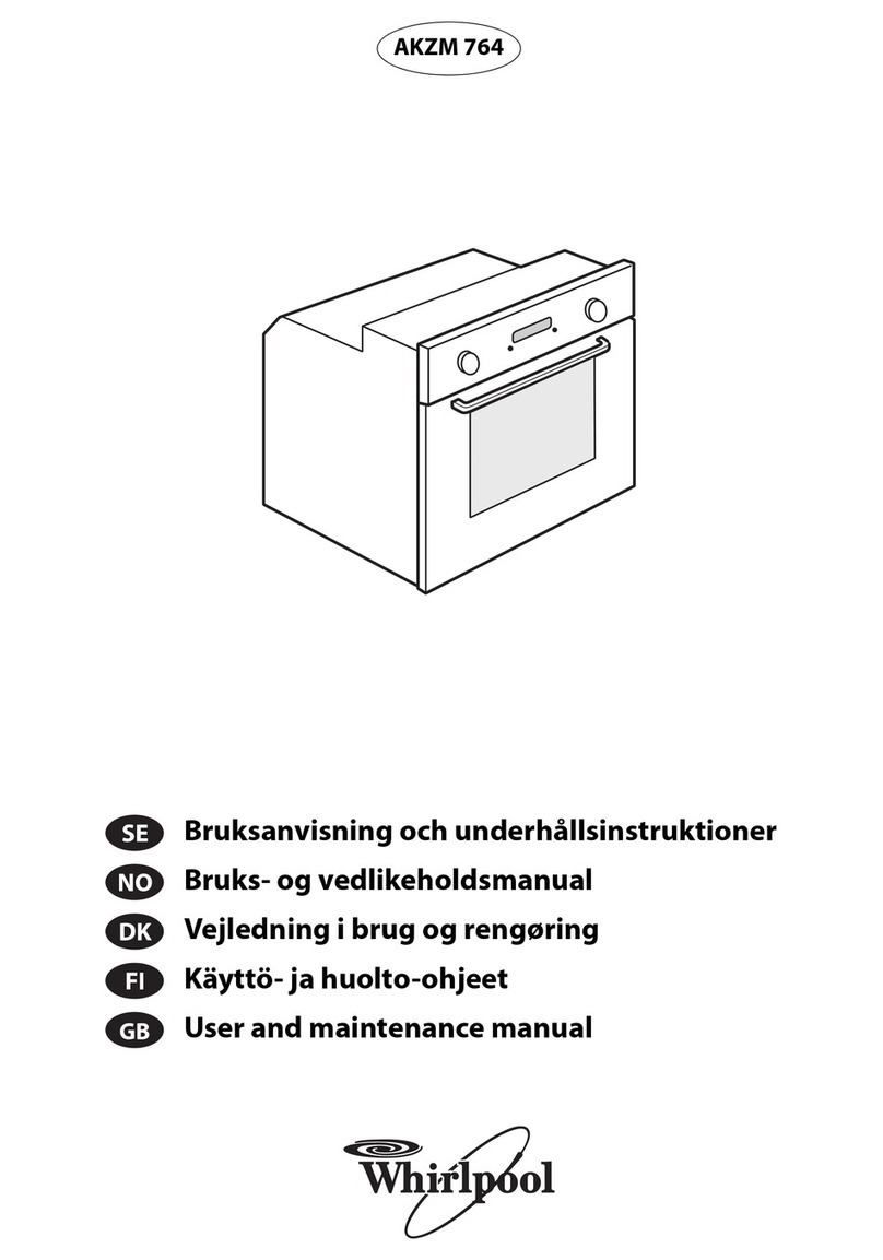 Whirlpool AKZM 764 User and maintenance manual