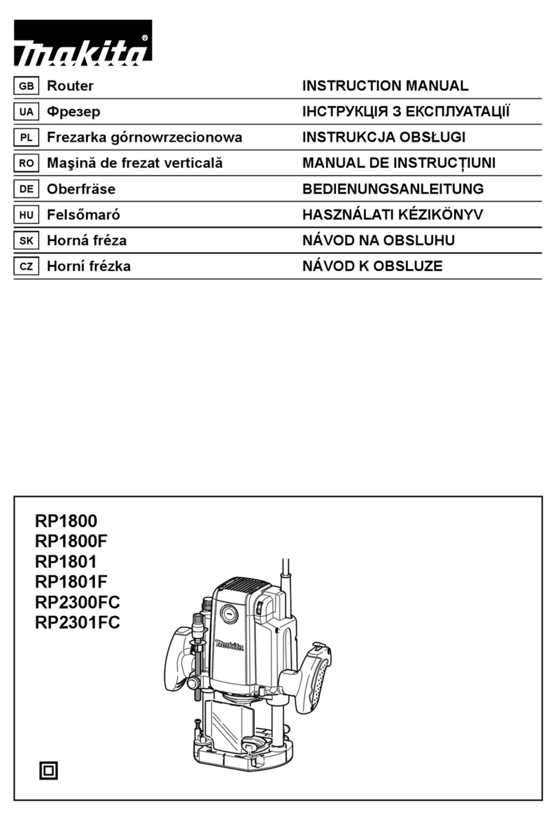 Makita RP1800 instruction manual