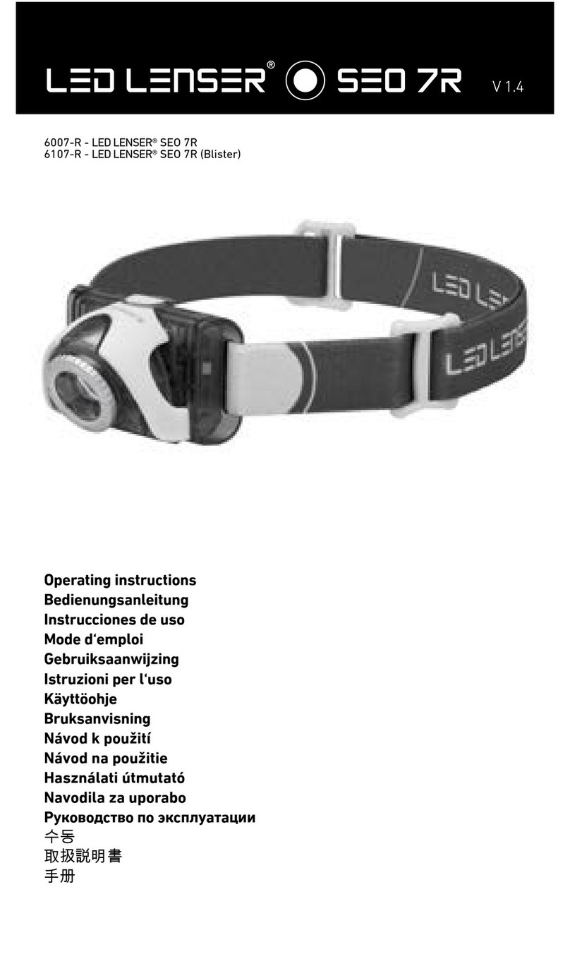 ledlenser SEO 7R operating instructions ledlenser SEO 7R operating instructions