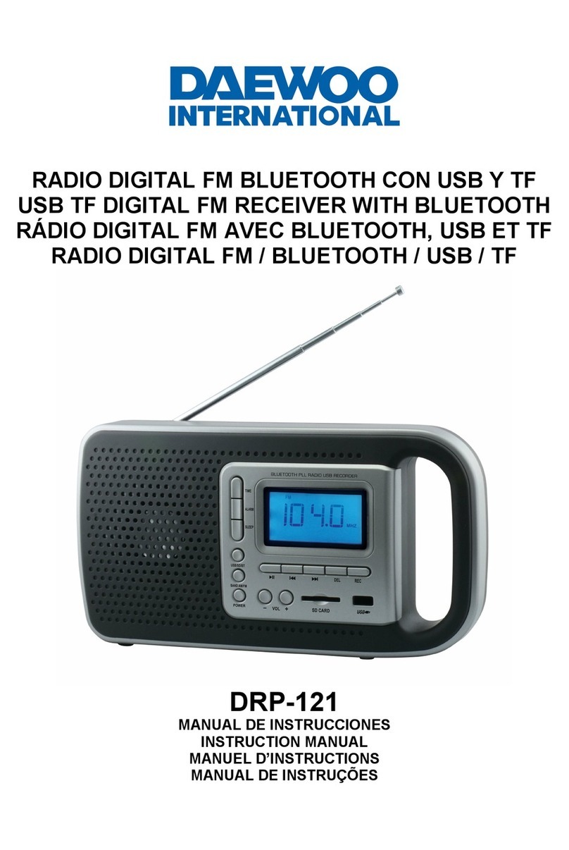 Daewoo DRP-121 instruction manual