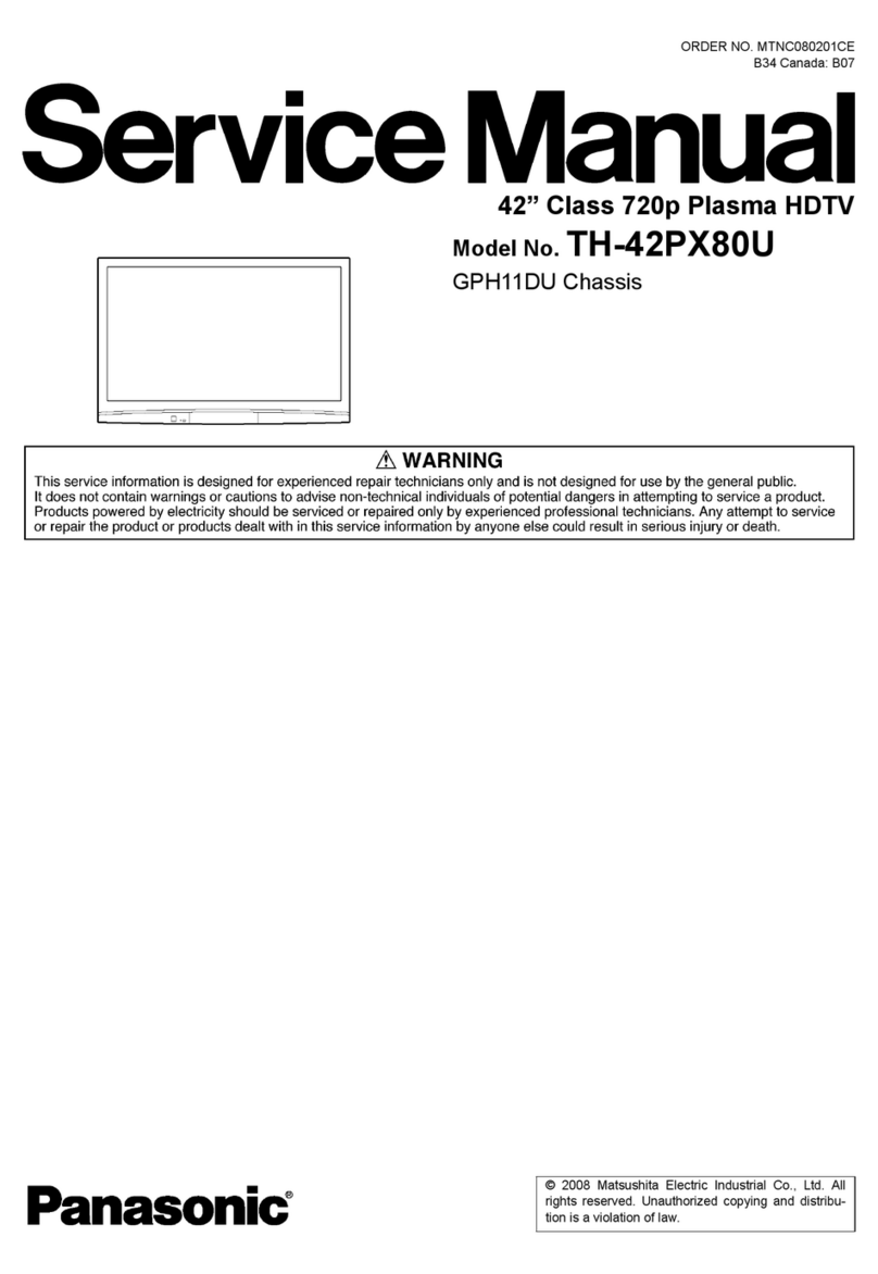 Panasonic TH-42PX80U User manual Panasonic TH-42PX80U User manual