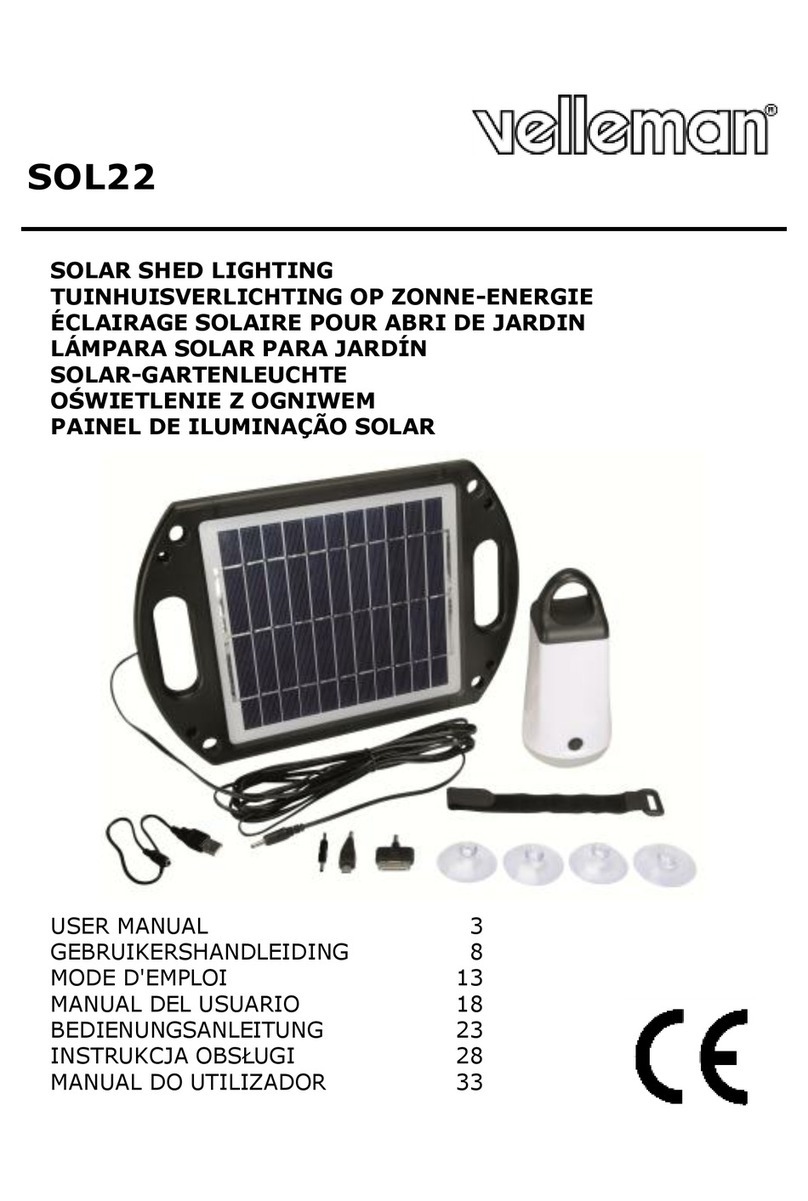Velleman SOL22 User manual