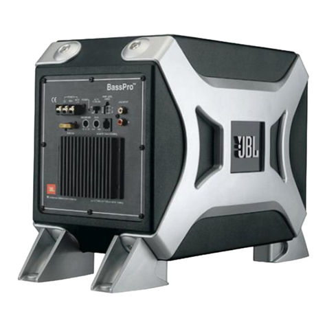JBL BASSPRO User manual