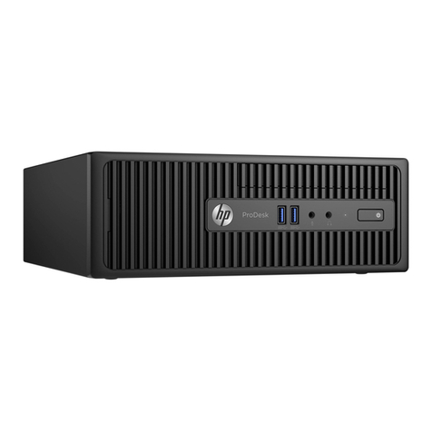 HP ProDesk 400 G3 Small Form Factor Manual