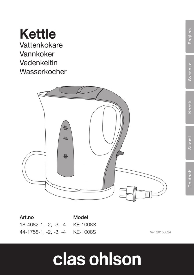 Clas Ohlson KE-1008S manual