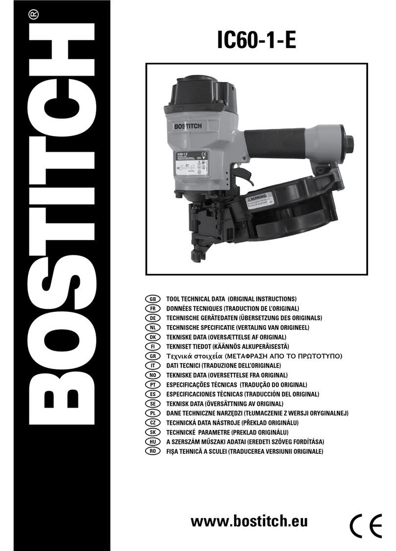 Bostitch IC60-1-E Instruction manual