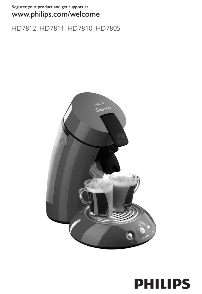 Philips Senseo HD7812 User manual