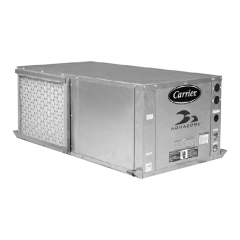 Carrier Aquazone 50RHE 006 Installation, operation and maintenance instructions