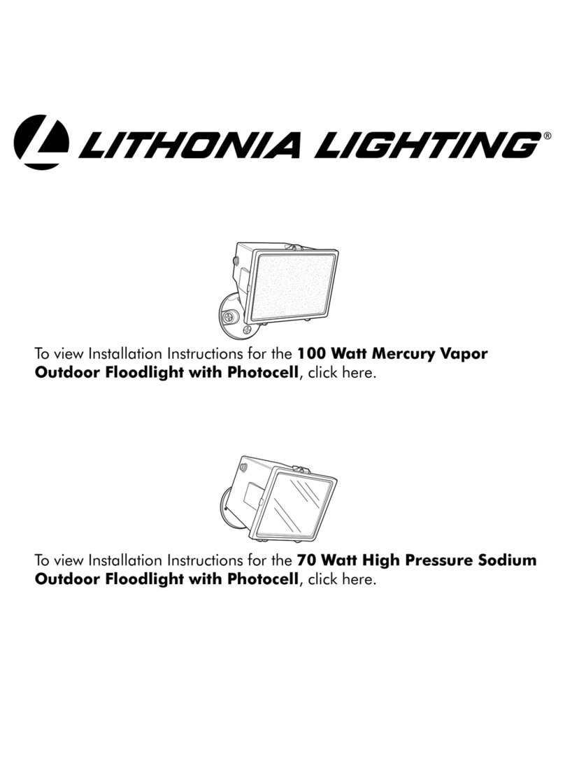 Lithonia Lighting OFL 100MV 120 P LP User manual