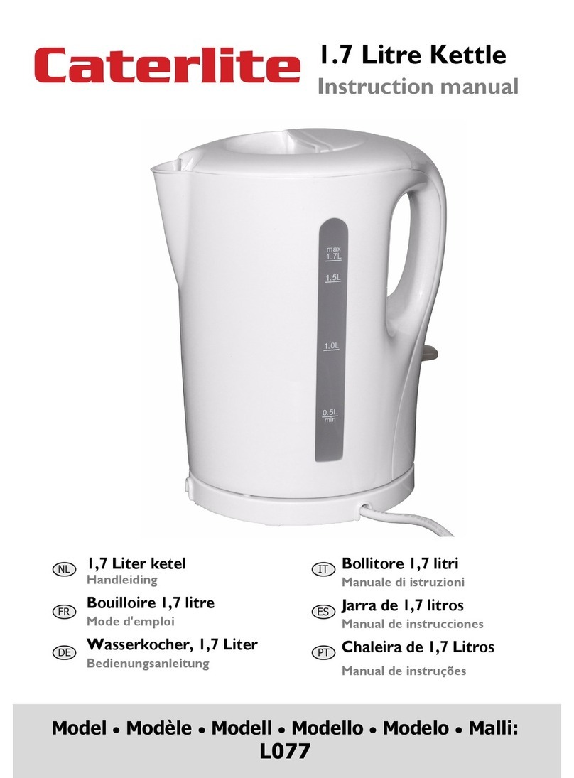Caterlite L077 User manual