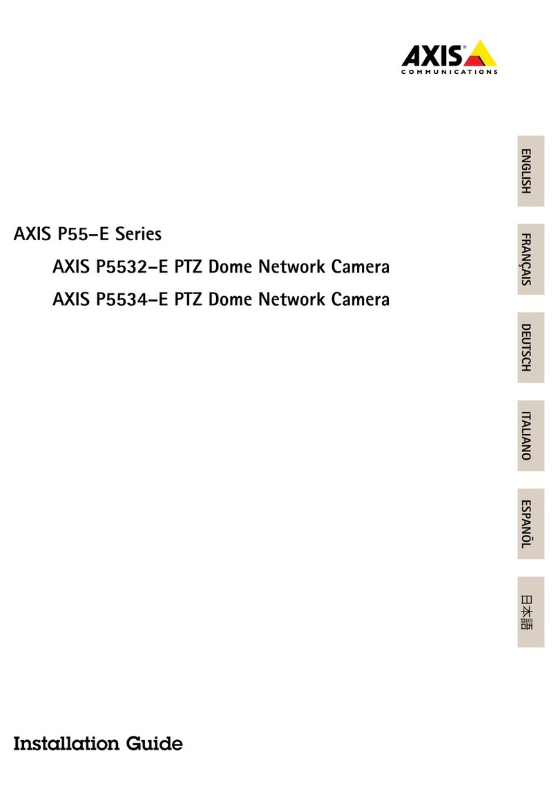 Axis P5532-E User manual Axis P5532-E User manual