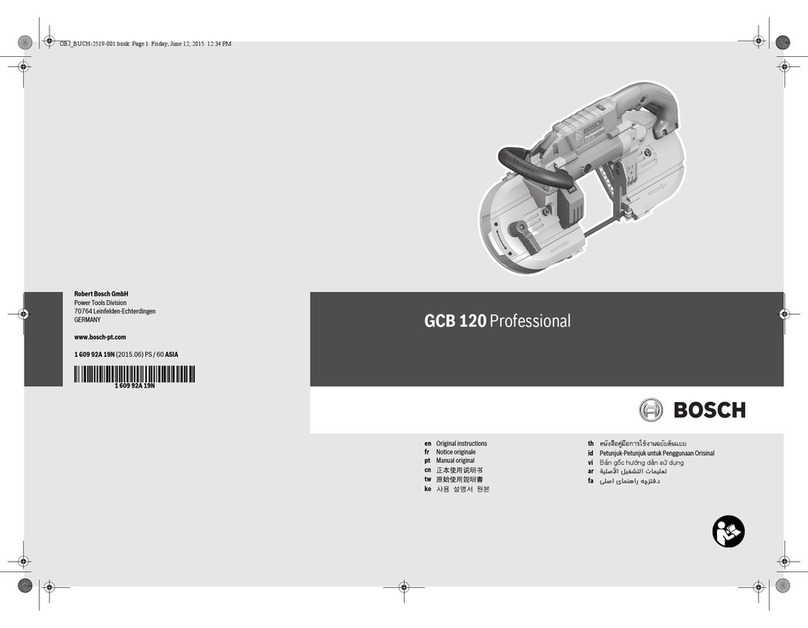 Bosch GCB 120 Professional User manual