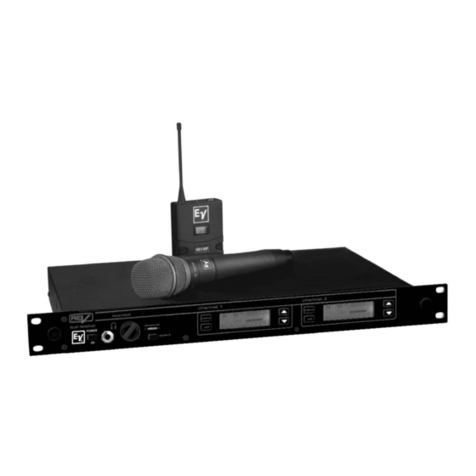 Electro-Voice REV operating instructions