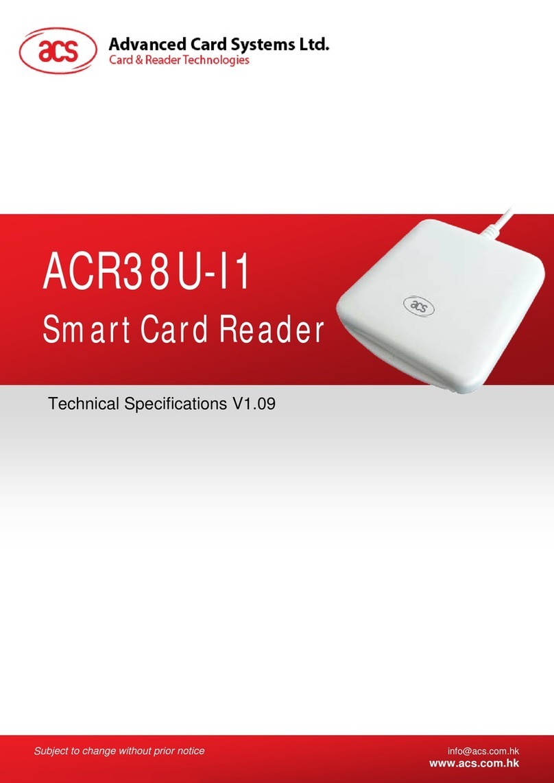 ACS ACR38U-I1 Technical specifications