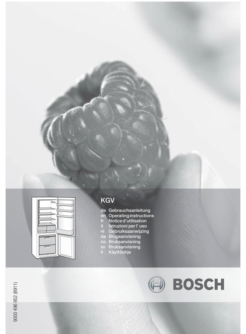 Bosch KGV28320 operating instructions Bosch KGV28320 operating instructions
