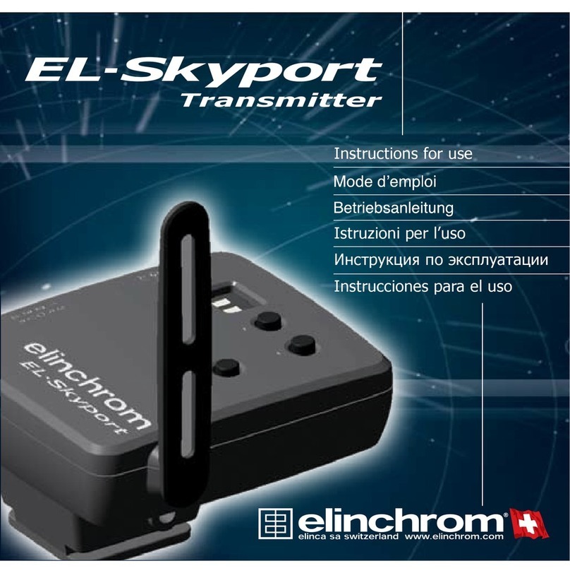 Elinchrom EL-Skyport 19351 Instructions for use Elinchrom EL-Skyport 19351 Instructions for use